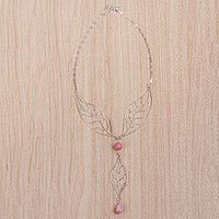 Opal Y necklace,