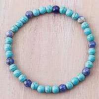 Sodalite beaded bracelet,