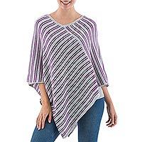 Alpaca blend poncho,