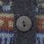 100% alpaca cardigan, 'Cozy Midnight' - 100% Alpaca Cardigan with Buttons from Peru (image 2f) thumbail