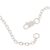 Sterling silver pendant necklace, 'Mokume Circle' - Sterling Silver and Copper Pendant Necklace from Peru (image 2d) thumbail