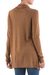 Cardigan sweater, 'Copper Waterfall Dream' - Long Sleeved Brown Cardigan Sweater from Peru (image 2c) thumbail