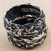 Sterling silver band ring,