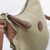 Leather accent cotton shoulder bag, 'Parchment Satisfaction' - Leather Accent Cotton Shoulder Bag in Parchment from Peru (image 2c) thumbail
