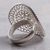 Sterling silver filigree cocktail ring, 'Andean Sombrero' - Artisan Jewelry 925 Silver Filigree Cocktail Ring from Peru (image 2b) thumbail