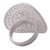 Sterling silver filigree cocktail ring, 'Andean Sombrero' - Artisan Jewelry 925 Silver Filigree Cocktail Ring from Peru (image 2e) thumbail