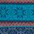 100% alpaca mini poncho, 'Andean Evening' - Blue 100% Alpaca Wool Mini Poncho from Peru (image 2f) thumbail