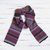 100% alpaca scarf, 'Andean Pride' - Multicolored 100% Alpaca Wrap Scarf from Peru thumbail