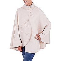 Alpaca blend cape,