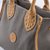 Leather accent cotton shoulder bag, 'Brown Mushroom' - Leather Accent Cotton Handle Shoulder Bag in Mushroom Peru (image 2c) thumbail