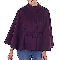 100% baby alpaca cape,