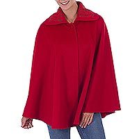 Alpaca blend cape,