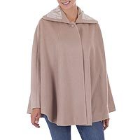 Alpaca blend cape,