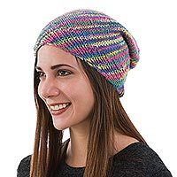 100% alpaca hat,
