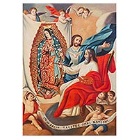 God Painting the Virgin Mary Peru