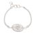 Sterling silver filigree pendant bracelet, 'Elegant Beauty' - Hypnotic Filigree Pendant on Sterling Silver Bracelet (image 2a) thumbail