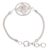 Sterling silver filigree pendant bracelet, 'Elegant Beauty' - Hypnotic Filigree Pendant on Sterling Silver Bracelet (image 2d) thumbail