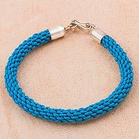 Leather wristband bracelet,