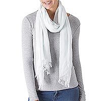Pima cotton shawl,