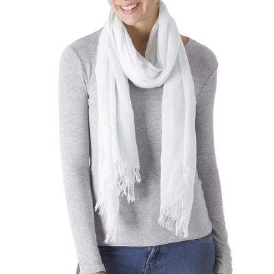 Pima cotton shawl, Beach Spirit