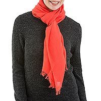 Pima cotton scarf,