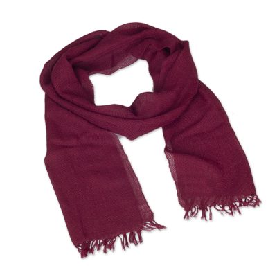 100% baby alpaca scarf, Hillside Winery