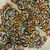 Reverse painted glass decorative box, 'Green Colonial Vine' - Reverse Painted Glass Floral Decorative Box in Green (image 2d) thumbail