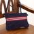 Suede and alpaca accent sling, 'Navy Andes' - Navy Suede and Alpaca Accent Sling Handbag from Peru thumbail