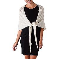 100% alpaca shawl,