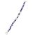 Sodalite beaded bracelet, 'Blue Pebbles' - Sodalite and Sterling Silver Beaded Bracelet from Bali (image 2e) thumbail