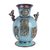 Copper and bronze decorative vase, 'History of Warriors' - Copper and Bronze Antiqued Decorative Vase from Peru (image 2e) thumbail