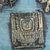 Copper and bronze decorative vase, 'History of Warriors' - Copper and Bronze Antiqued Decorative Vase from Peru (image 2i) thumbail