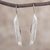 Sterling silver filigree dangle earrings, 'Sidereal Sparkle' - Sterling Silver Filigree Dangle Earrings from Peru thumbail
