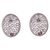 Sterling silver filigree button earrings, 'Stylish Tradition' - Sterling Silver Filigree Button Earrings from Peru (image 2a) thumbail