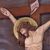 Cedar wood relief panel, 'Christian Redemption' - Handcrafted Cedar Wood Christian Relief Panel from Peru (image 2d) thumbail