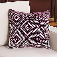 Wool blend cushion cover Mulberry Diamonds Peru
