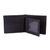 Leather wallet, 'Ancient Bird in Black' - Handcrafted Leather Wallet in Black from Peru (image 2d) thumbail