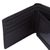 Leather wallet, 'Ancient Bird in Black' - Handcrafted Leather Wallet in Black from Peru (image 2f) thumbail