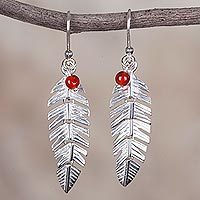 Agate dangle earrings,
