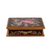 Reverse painted glass decorative box, 'Playful Dragonflies' - Handmade Black and Gold Box with Dragonflies from Peru (image 2c) thumbail