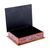 Reverse-painted glass decorative box, 'Dragonfly Fantasy in Pink' - Reverse-Painted Glass Dragonfly Box in Pink from Peru (image 2c) thumbail