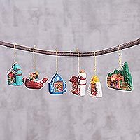Ceramic ornaments,