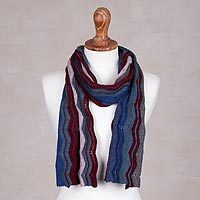 100% baby alpaca scarf,