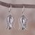 Sterling silver filigree dangle earrings, 'Colonial Waves' - Sterling Silver Filigree Dangle Earrings from Peru thumbail