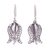 Sterling silver filigree dangle earrings, 'Colonial Waves' - Sterling Silver Filigree Dangle Earrings from Peru (image 2a) thumbail