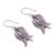 Sterling silver filigree dangle earrings, 'Colonial Waves' - Sterling Silver Filigree Dangle Earrings from Peru (image 2c) thumbail