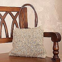 Jute shoulder bag,