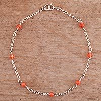 Quartz anklet,