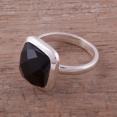 Obsidian cocktail ring, Beautiful Soul