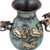 Copper and bronze decorative vases, 'Children of the Earth' (pair) - Two Bird-Themed Copper and Bronze Decorative Vases from Peru (image 2e) thumbail